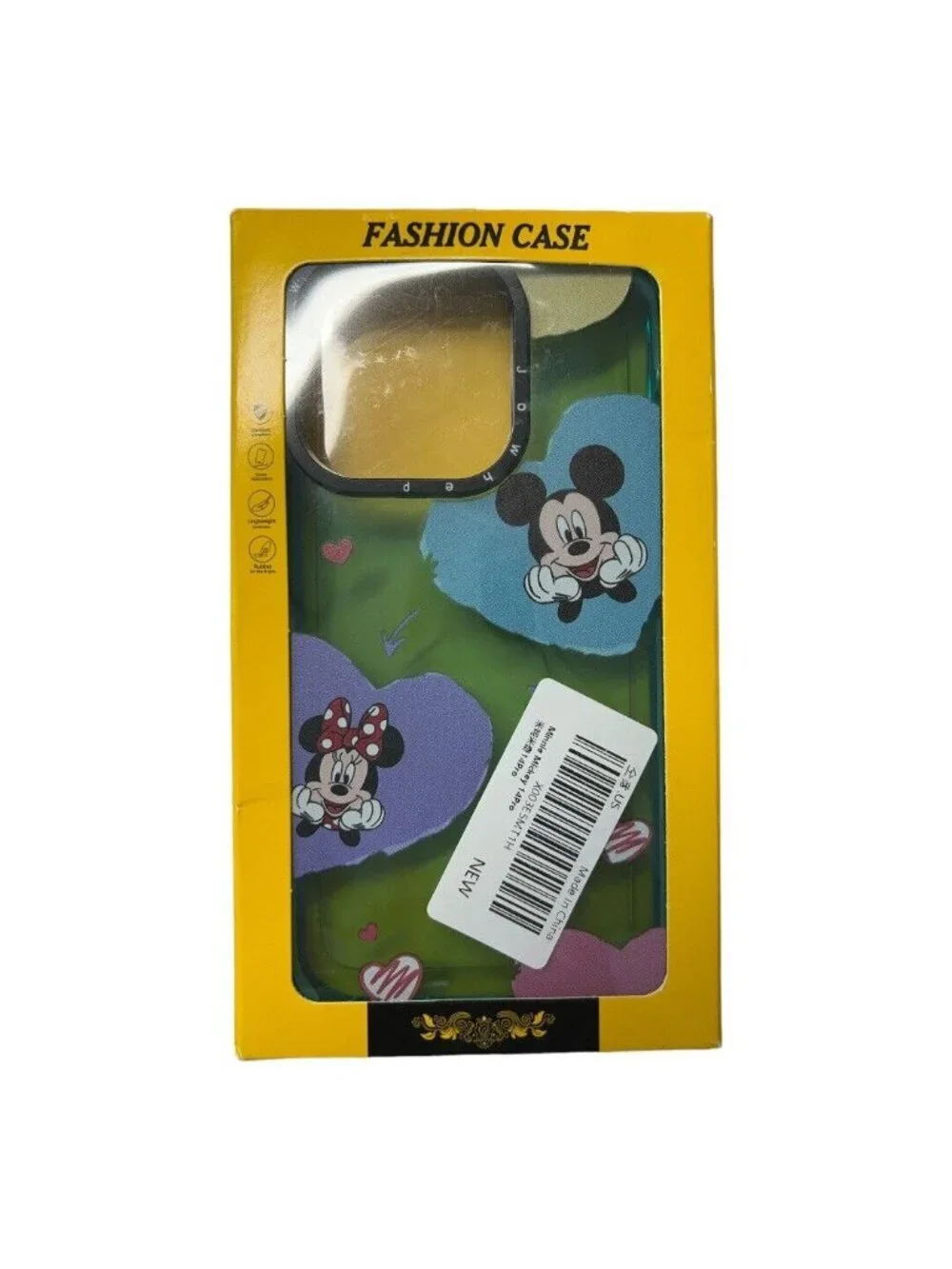 Jowhep iPhone 14 PRO Fashion Case~Cute Cartoon Character Mouse Back Case   L2 01